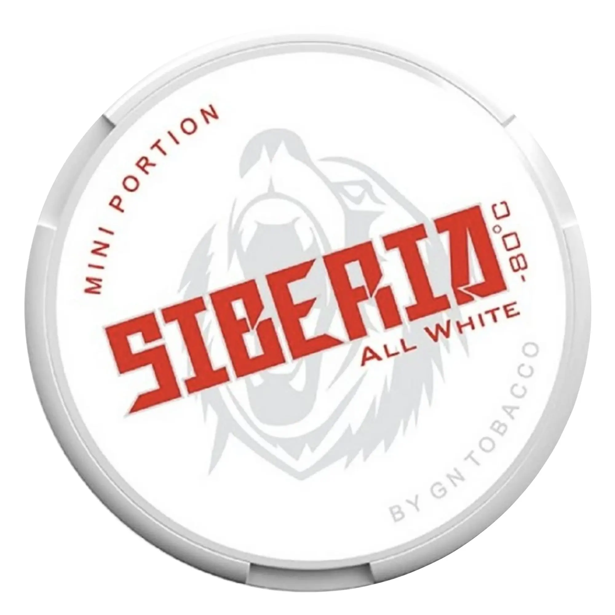 Siberia Mini Nicotine Pouches – ALL WHITE